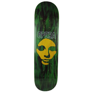 Opera Rider Stock Skateboard Deck Dylan Phillips Cut Mask Green 8.0" x 31.63"