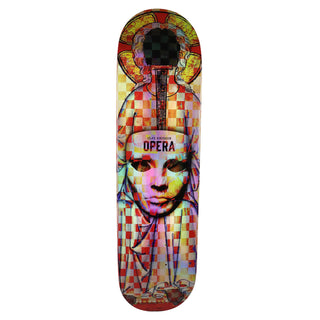 Opera Rider Stock Skateboard Deck Dylan Phillips Kreiner Throne Red 8.0" x 31.63"