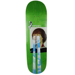 Opera Rider Stock Skateboard Deck Jeff Rasp Drama Green 8.625" x 32.2"