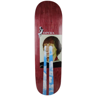 Opera Rider Stock Skateboard Deck Jeff Rasp Drama Maroon 8.625" x 32.2"