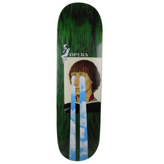 Opera Rider Stock Skateboard Deck Jeff Rasp Drama Dark Green 8.625" x 32.2"