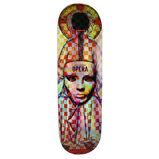 Opera Rider Stock Skateboard Deck Clay Kriener Throne Blue 8.75" x 32"