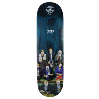 Opera Rider Stock Skateboard Deck Ben Patterson Bureaucracy Blue 8.5" x 32"