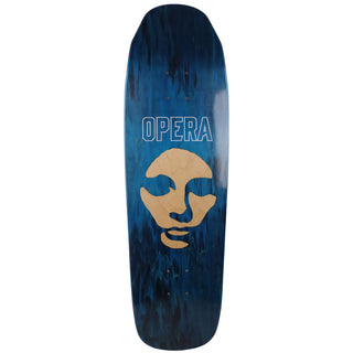 Opera Rider Stock Skateboard Deck Caroline Cuder Cut Mask Blue 9.0" x 32"