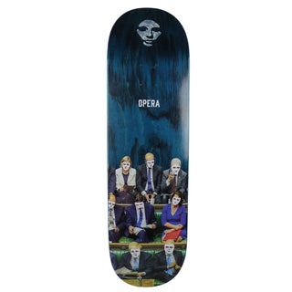 Opera Rider Stock Skateboard Deck Nick Papa Bureaucracy Blue 9.0" x 33"
