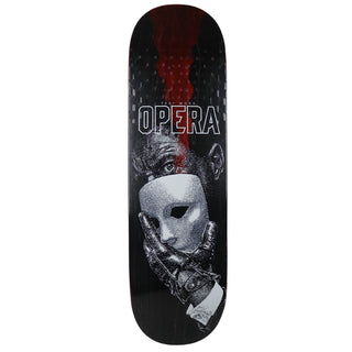 Opera Rider Stock Skateboard Deck Nick Papa Unmasked Black 9.0" x 33"