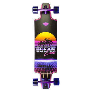 Dusters Longboard Ocean Lovers Double Drop Purple 9.5" x 36"
