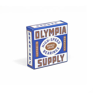 Olympia Supply Skateboard Bearings Bronze Grade High Speed