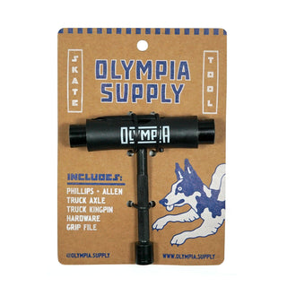 Olympia Supply Skateboard All In One Tool Black T-Shape