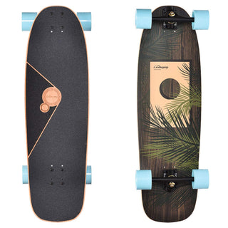 Loaded Boards Omakase Bamboo Palm (Paris 180mm Trucks, 77a In Heat)