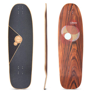Longboard Loaded Boards Omakase Bamboo Deck Roe