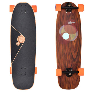 Loaded Boards Omakase Bamboo Roe (Paris 180mm Trucks, 80a Stimulus Orange)