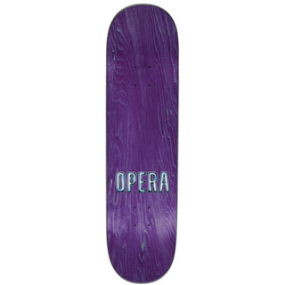 Opera Skateboard Complete Trey Wood Lightning Silver Foil 8.75" x 31.95"