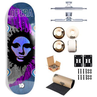 Opera Premium Complete Skateboard Fatties RGB Mask 10" Ft. Slappy/OJ/Independent