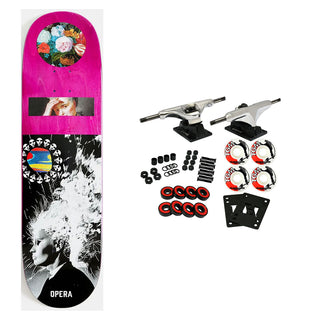 Opera Skateboard Complete Bouquet Pink 8.7" x 32.6"