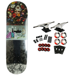 Opera Rider Stock Skateboard Complete Trey Wood Still Life 9.0" x 32.1"
