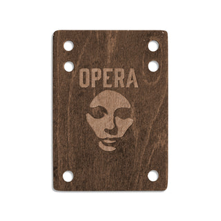 Opera Skateboard Risers 5-Ply Riser Pads Wood Veneer 1/4"