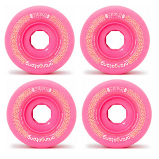 Orangatang Longboard Wheels Beefcake Pink 73mm 83A Set
