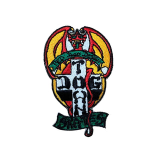 Dogtown Skateboards Patch OG Red Dog 2.75"