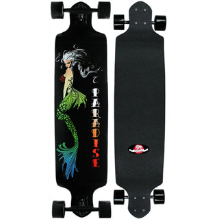 Paradise Longboard 9.75" x 41.25" Drop Down Mermaid Complete