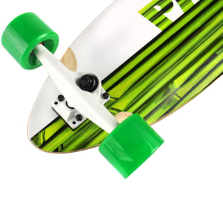 Paradise Longboard 9.75" x 41" Bamboo Inlay Stalks Concave Pintail Shape