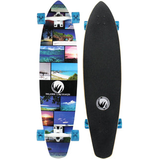 Paradise Longboard 9.25" x 40.25" Island Life Kicktail