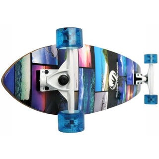 Paradise Longboard 9.25" x 40.25" Island Life Kicktail