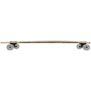 Paradise Longboard 9.5" x 44" Bamboo Tiki Face Drop Through Pintail