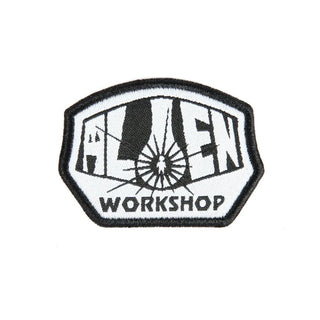 Alien Workshop Skateboards Iron On Patch OG Logo Black/White