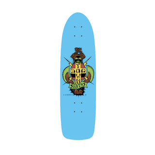 Dogtown Skateboard Complete PC Tail Tap OG 70s Rider Sky Blue 8.375" x 30.575"
