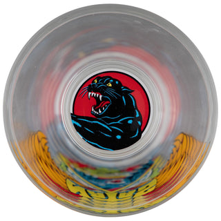 Santa Cruz Skateboard Pint Glass Natas SC Panther Black/Green