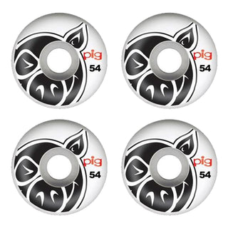 PIG Skateboard Wheels Pig Head Natural 54mm