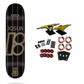 Plan B Skateboard Complete Joslin College Black 8.375" x 32.125"