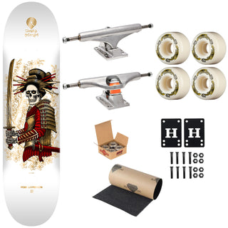 Powell Peralta Premium Skateboard Yosozumi Onna-Bugeisha 8.0" Independent Trucks, Dragon Formula Wheels, Indy Bearings
