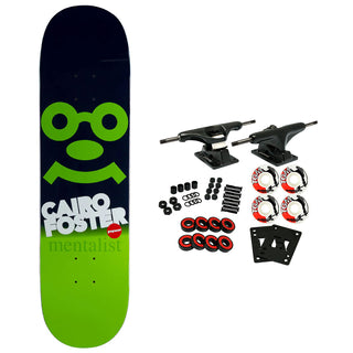 Popwar Heritage Skateboard Complete Cairo Foster Mentalist 8.25" x 32.2"