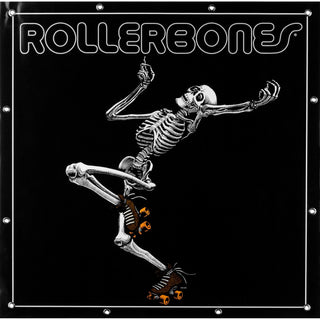 Rollerbones Banner Skating Skeleton 30" x 30"
