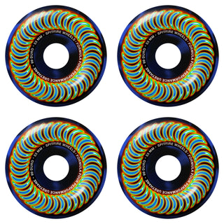 Spitfire Skateboard Wheels 53mm F4 99A Radioactive Classic Swirl