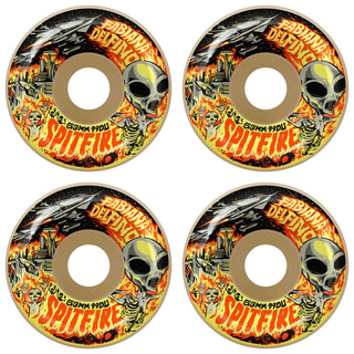 Spitfire Skateboard Wheels 53mm F4 99A Fabiana Delfino Invasion Conical Full Natural