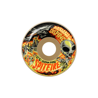Spitfire Skateboard Wheels 53mm F4 99A Fabiana Delfino Invasion Conical Full Natural