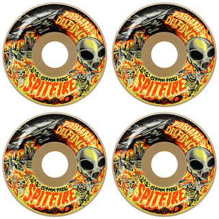 Spitfire Skateboard Wheels 54mm F4 99A Fabiana Delfino Invasion Conical Full Natural