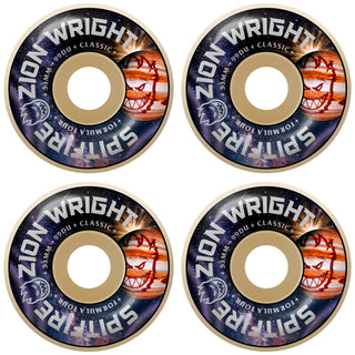Spitfire Skateboard Wheels 53mm F4 99A Zion Cosmic Classic Natural