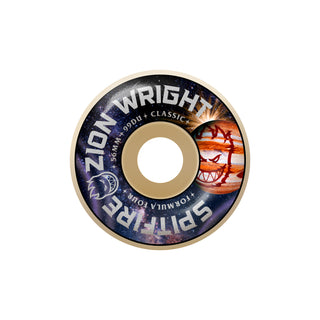 Spitfire Skateboard Wheels 56mm F4 99A Zion Cosmic Classic Natural