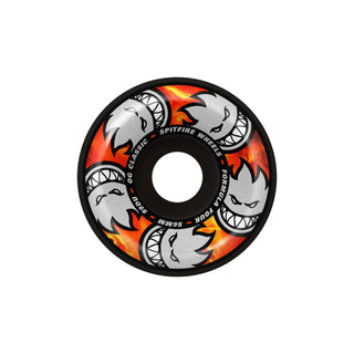Spitfire Skateboard Wheels 56mm F4 99A Multiball OG Classic Black