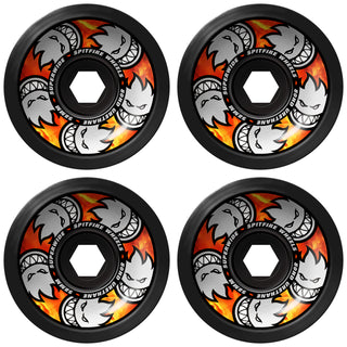 Spitfire Skateboard Wheels 58mm 80HD Multiball Superwide Black