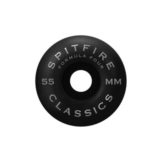 Spitfire Skateboard Wheels 55mm F4 99A Floral Classic Black