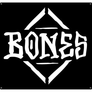 Bones Wheels Shop Banner - Diamond - Vinyl 36" x 34"