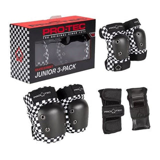 Pro Tec 3-Pack Pads Checker Size YM