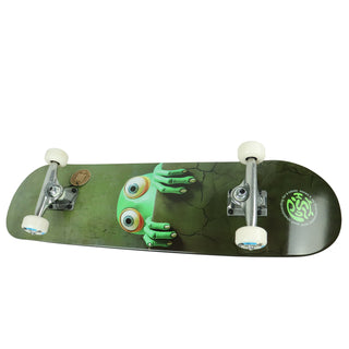 Push Skateboard Complete Peek Over Green 8.0" Side View