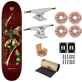 Powell Peralta Premium Flight Skateboard Caballero Gundam 8.25" Krux Trucks, Spitfire Wheels, Independent Bearings