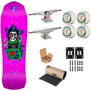 Powell Peralta Premium Flight Skateboard Chris Hiett Skull 9.5" Independent Trucks, Dragon Formula Wheels, Indy Bearings